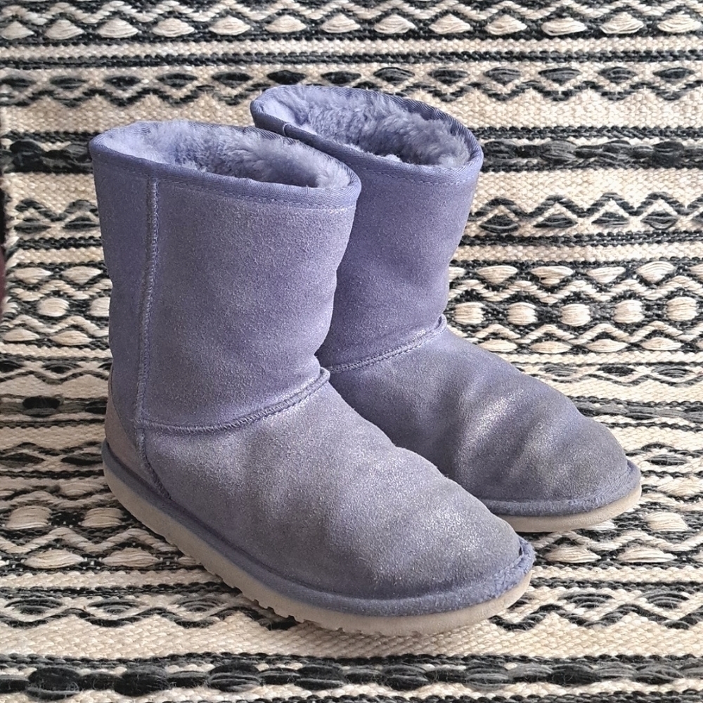 UGG PURPLE GLITTERWOMANS BOOT
